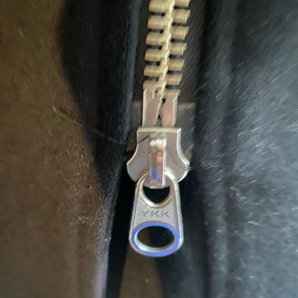 MACKAGE BLACK WOOL/LEATHER BELTED COAT - Picture 11 of 15